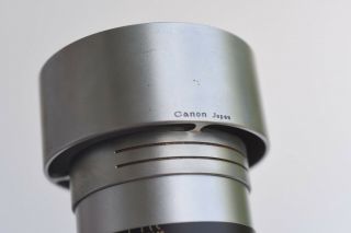 Canon 85mm f1.  5 L39 mount with Rare Hood Leica Screw Mount LTM Rangefinder lens 12
