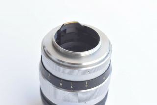 Canon 85mm f1.  5 L39 mount with Rare Hood Leica Screw Mount LTM Rangefinder lens 5