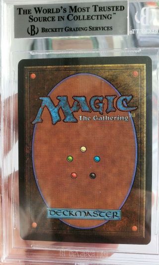 Vintage Magic | MTG BGS 9 Beta Sedge Troll,  QUAD,  9.  5, 4
