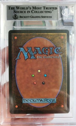 Vintage Magic | MTG BGS 9 Beta Sedge Troll,  QUAD,  9.  5, 5