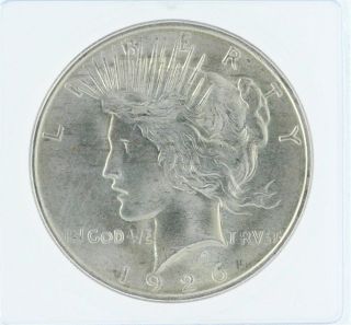 1926 - D Peace Silver Dollar Icg Ms66 Lists For $1,  900 Rare This