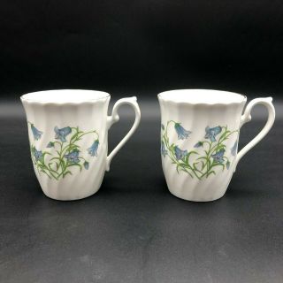 Royal Sutherland H M Fine Bone China Coffee Tea Cup Set Of 2 Floral Design