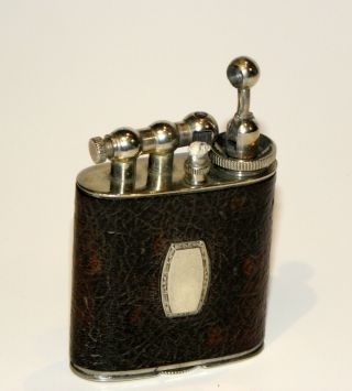 rare 1927 art deco marathon liter mini liftarm pocket petrol cigar lighter 4