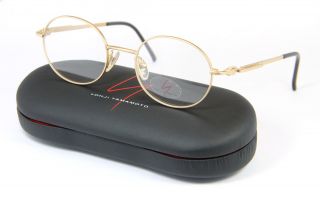 Yohji Yamamoto 51 - 6103 Vintage Eyeglasses Frame Glasses Lunettes Rare Gold 49 - 20