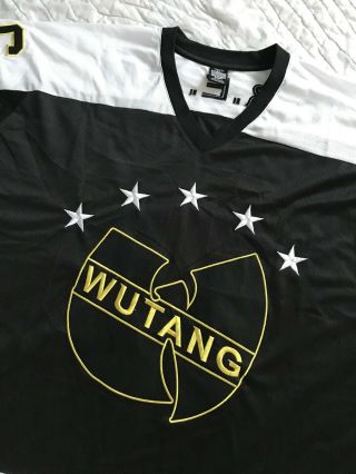 EUC Vintage Wu Tang Clan Wu Wear Hockey Jersey Hip Hop 36 Chambers Sz 3XL Rare 4