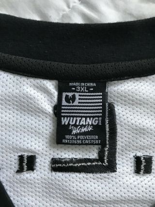 EUC Vintage Wu Tang Clan Wu Wear Hockey Jersey Hip Hop 36 Chambers Sz 3XL Rare 5