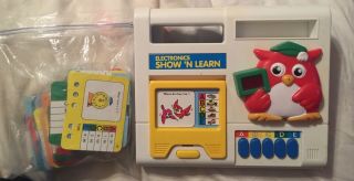 Vintage Toy Park Electronics Show ‘n Learn Children’s Learningtoy Home School 