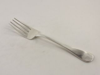 Tiffany King William Antique Sterling Silver Cold Meat Fork - 8 1/2 " - No Monos