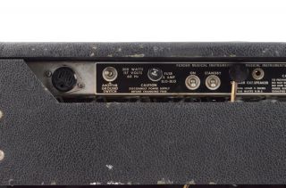 1974 Fender Twin Reverb Silverface Amp Vintage Owned by Reinhold Mack 33882 10