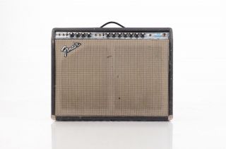 1974 Fender Twin Reverb Silverface Amp Vintage Owned by Reinhold Mack 33882 2