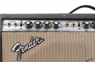 1974 Fender Twin Reverb Silverface Amp Vintage Owned by Reinhold Mack 33882 3