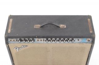 1974 Fender Twin Reverb Silverface Amp Vintage Owned by Reinhold Mack 33882 6