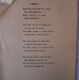 WW2 US Army SAIPAN Book of Poems by US Soldier Pat Sampson Feb.  1945 3