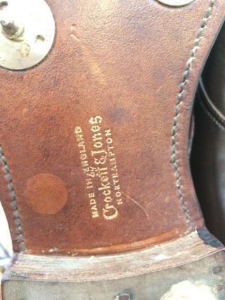 Crockett & Jones Ganton Vintage Golf Shoes UK 8.  5 E 6