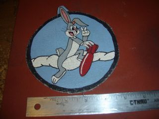 Wwii Usaaf Bugs Bunny 440 Bomb Sqdn 319 Bg 12 Aaf Flight Jacket Patch
