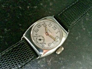 Vintage Rolex Gentleman’s Wristwatch Solid Silver