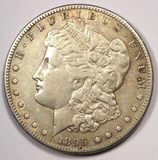 1895 - S Morgan Silver Dollar $1 - Xf - Rare Date