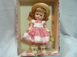 Vintage Vogue Strung Ginny Doll 1950s Era - Ginny Doll With Curlers