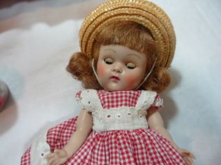 vintage vogue strung ginny doll 1950s era - ginny doll with curlers 6