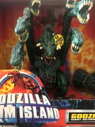 1997 Trendmasters Godzilla Doom Island 10 Inch Biollante Extremely Rare MIB 2