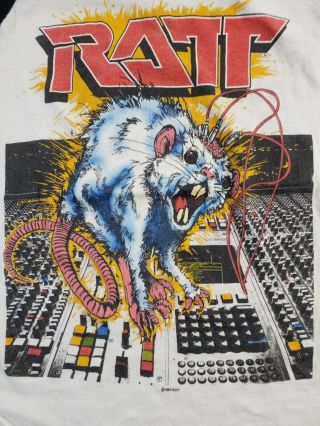 Vtg 1984 Ratt World Ratt 