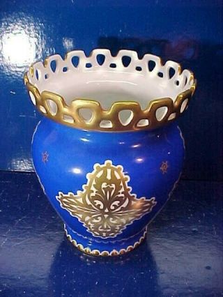 Orig 1930s Fritz Klee Design Hutschenreuther Germany Art Deco Porcelain Vase