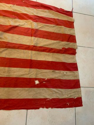 RARE Antique American flag 38 star flag circa 1877 4
