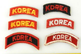 5 Us Army Korea Tab Korean War Patch Military Badge T70h2