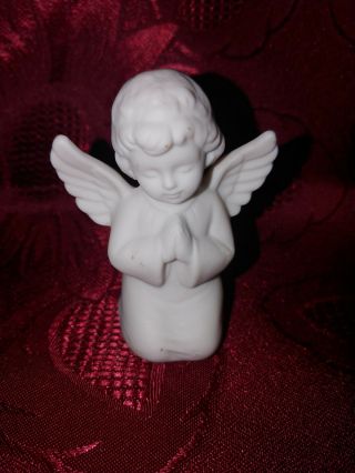 Vintage Porcelain Praying Angel - Inarco - Made In Japan