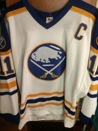 Vintage 1986 Authentic CCM Buffalo Sabres Gilbert Perrault Ultrafil Jersey 9