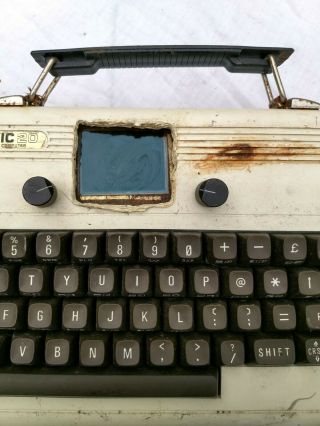 VINTAGE COMMODORE VIC 20 COMPUTER KEYBOARD.  ONLY 2