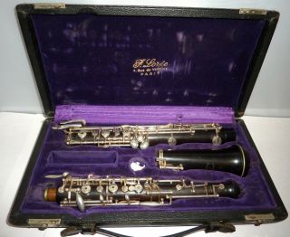 Vintage F.  Loree Wood Oboe & Case Looks Good Ser Dp11 Paris