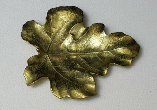 Virginia Metalcrafters Vm Gold Brass Leaf 1948