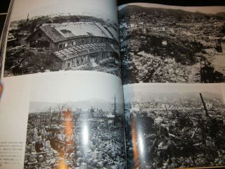 TWO HIROSHIMA NAGASAKI PHOTO BOOKS Atomic bomb destruction Relics Ruins Color BW 4