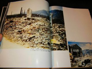 TWO HIROSHIMA NAGASAKI PHOTO BOOKS Atomic bomb destruction Relics Ruins Color BW 6