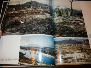 TWO HIROSHIMA NAGASAKI PHOTO BOOKS Atomic bomb destruction Relics Ruins Color BW 8