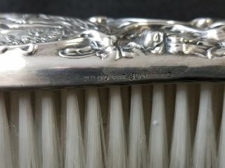 Fine Quality Sterling Silver Art Nouveau Brush Repousse ' Angels Putti - R.  W.  &S. 8