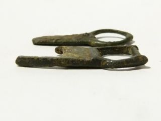 2 Medieval Strap End Buckles Metal Detector Find - Ex Martins Yorkshire CM59 5