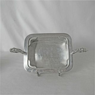 TUFTS SILVER PLATED BUTTER DISH AESTHETIC PERIOD C: 1870 STRIKING DESIGN 6
