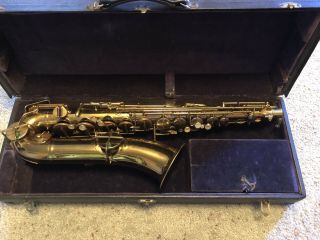Vintage Buescher Low Pitch True Tone C - Melody Saxophone & Case