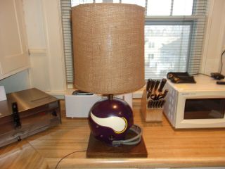 Vintage Minnesota Vikings Table Lamp 2