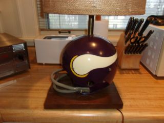Vintage Minnesota Vikings Table Lamp 3