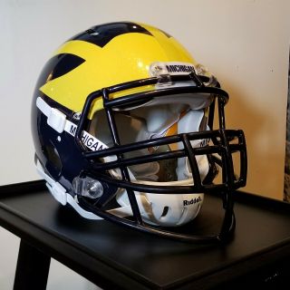 Michigan Game Worn Helmet - Rare
