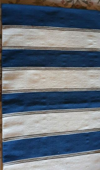 Vintage Navajo Rug Saddle Blanket Native American Indian Weaving 24  x 38 2