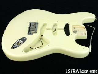 1993 American Fender Custom Shop Classic Strat Body,  Hardware Usa White Rare