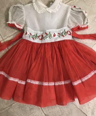 Vintage Daddy ' s Girl Party Dress Full Circle Patty PlayPal Type TLC Size 4 2