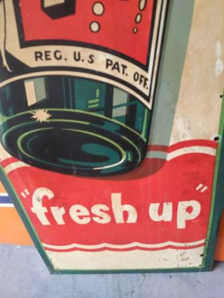 Rare Large Vintage 1947 7Up 7 Up Soda Pop Country Store 43 