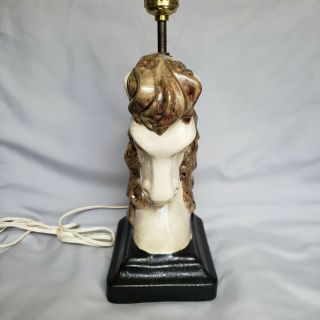 Vintage Horse Head Bookend Lamp 2