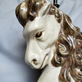 Vintage Horse Head Bookend Lamp 4