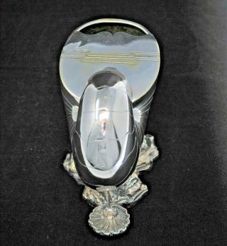 Victorian Silver Plate Nautilus Shell Spoon Warmer Atkin Brothers 6
